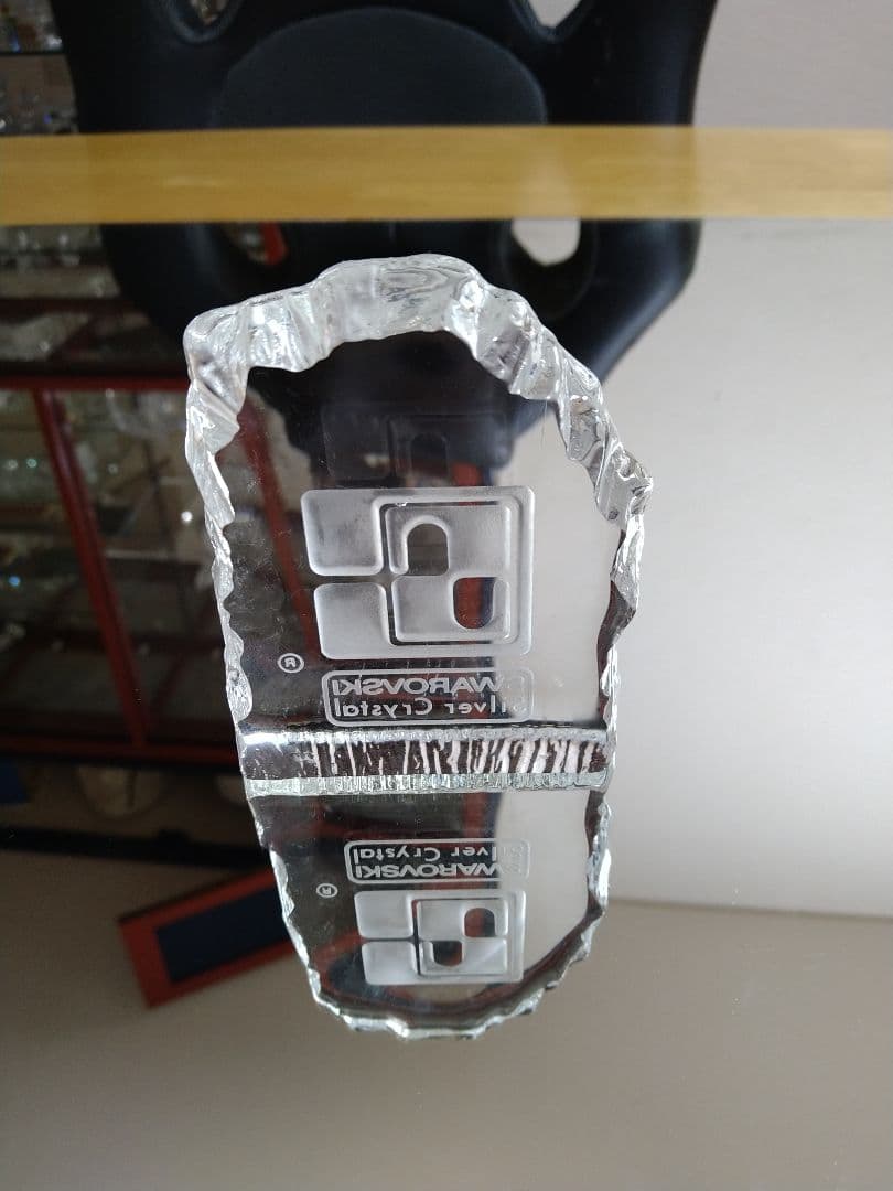 スワロフスキー SCロゴ 氷山 置物