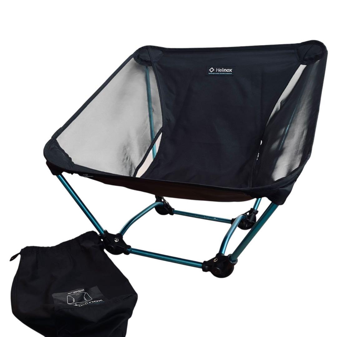 【良品】HELINOX ヘリノックス　グラウンドチェア　ブラック キャンプ