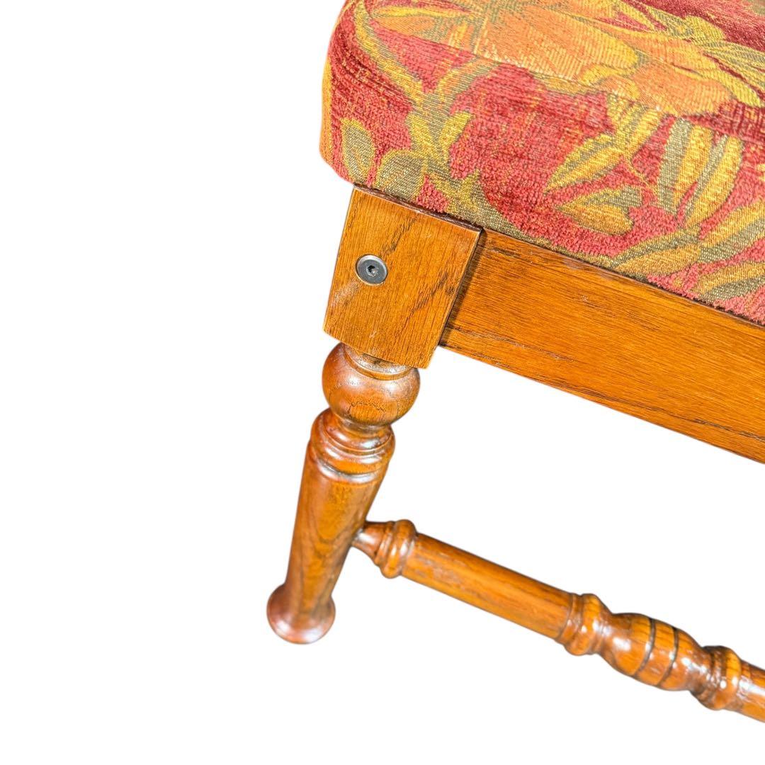 HR870 カントリーハウス　三越ブルージュ　花柄　ワインレッド　赤系　チェア