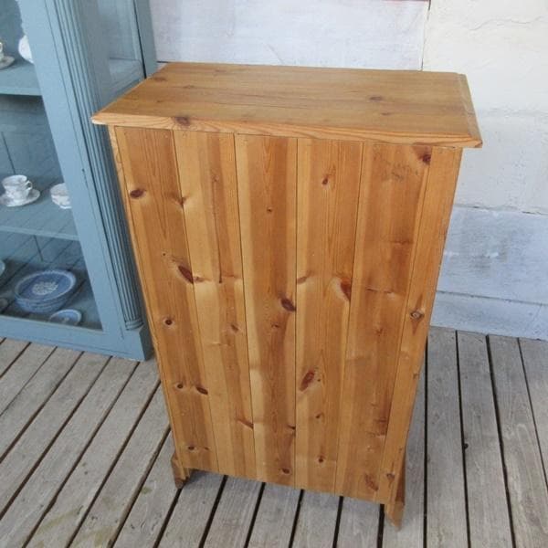 イギリス アンティーク 家具 パイン キャビネットブックケース 本棚 6079e