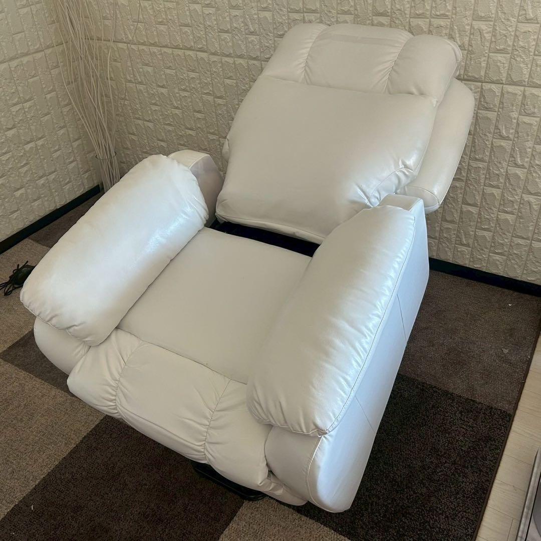東京23区配送無料✨ビューティガレージ　電動ラウンジチェア　シフォン　ネイル