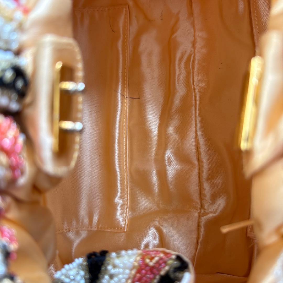 LUMY はしもと ルミー ビーズバッグ パーティーバッグ ハンドバッグ皇室