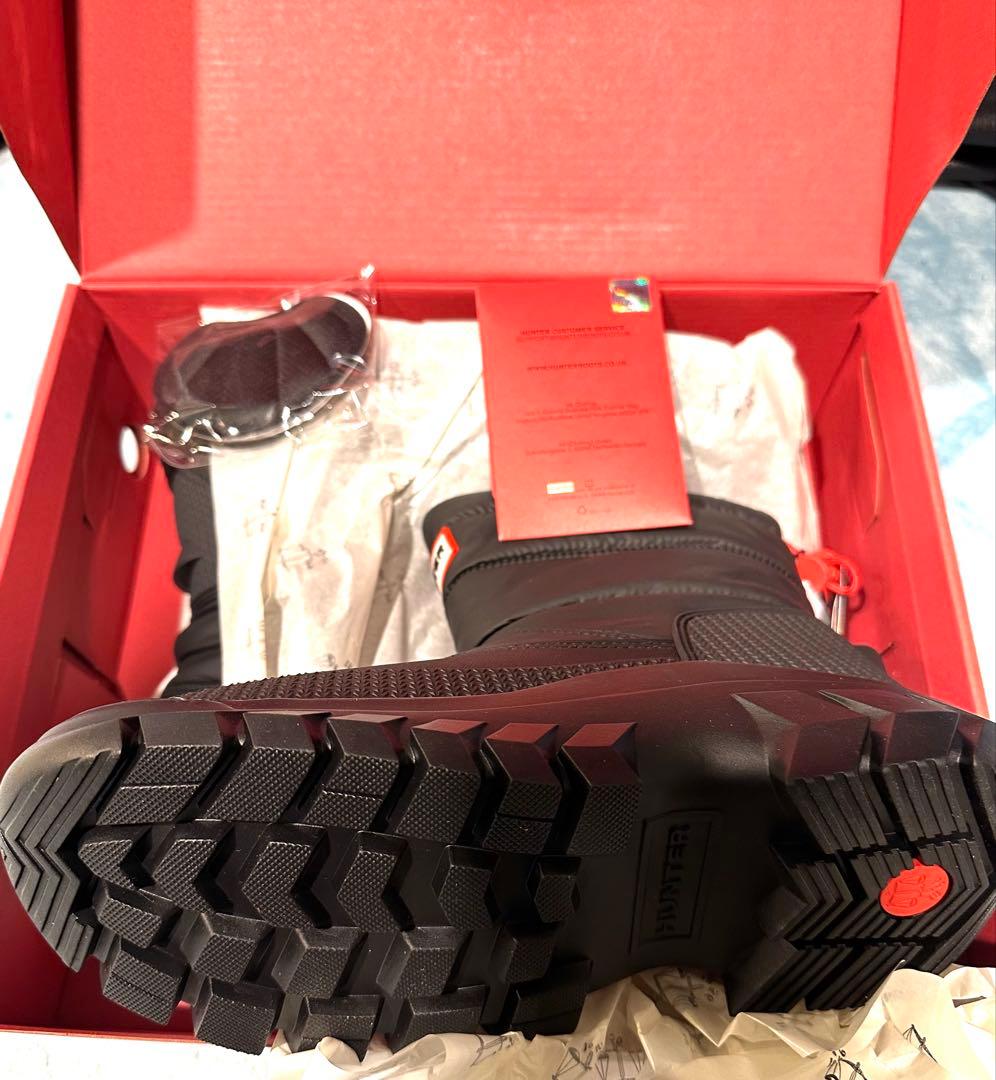 超人気 HUNTER スノーブーツ ショート (24cm) 新品、防水防寒