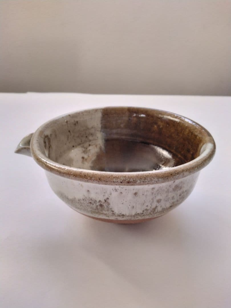 朝鮮唐津 片口　13代太郎右衛門　掛け分け　素晴らしい景色　料理鉢