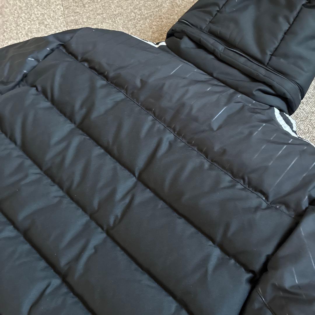 adidas TIRO15 黒 ダウンコート フード付き　ダウン70%