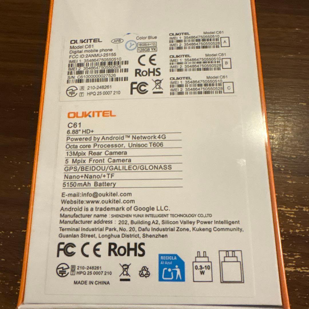 OUKITEL スマホ
