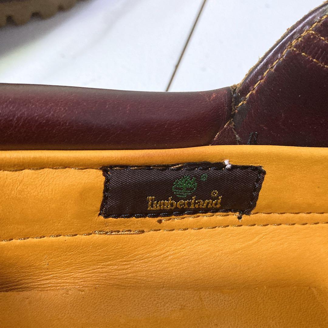 美品 ティンバーランド 3eye クラシックラグ 27.5 デッキシューズ 赤茶