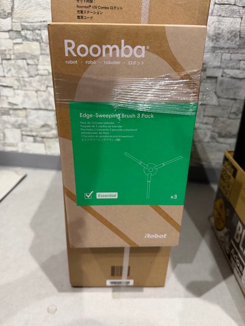 iRobot Roomba 105 本体 + エッジスイーピングブラシ3個セット
