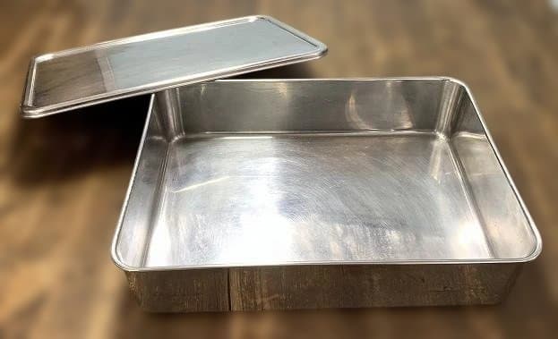 クローバー 深型組バット11号（蓋付き）＋ステンレスポット8個 容器セット