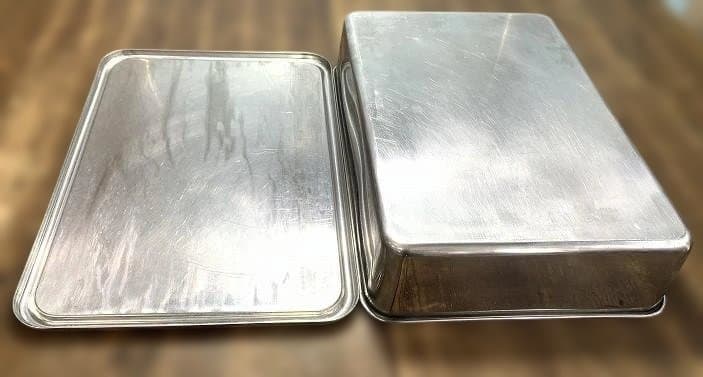 クローバー 深型組バット11号（蓋付き）＋ステンレスポット8個 容器セット