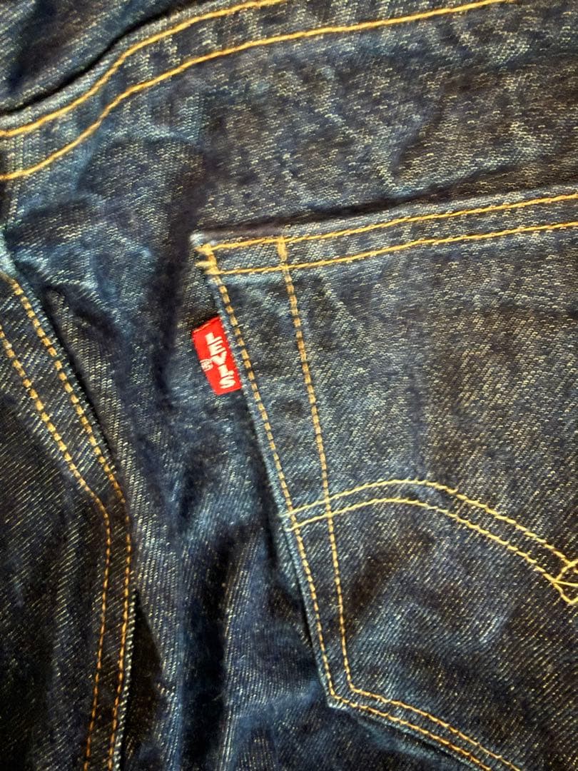 米国製リーバイス501ビッグE赤耳セルビッヂジーンズ