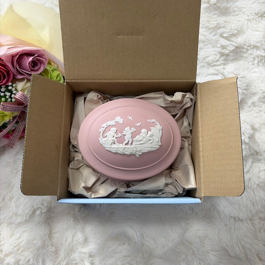 希少 新品未使用  ジャスパー ピンク 小物入れ