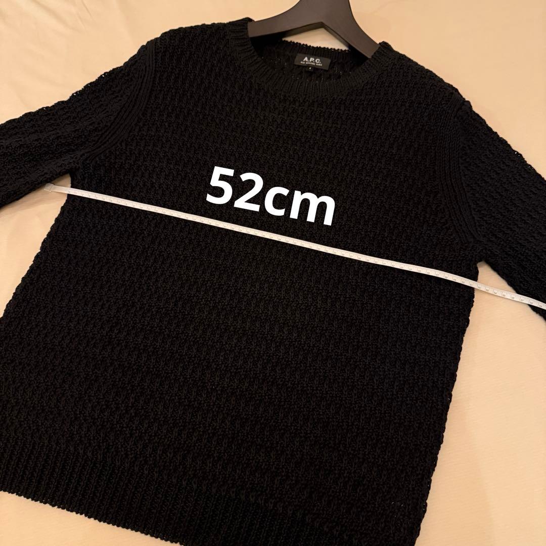 イ*カ様 美品 A.P.C. ブラック ニット セーター