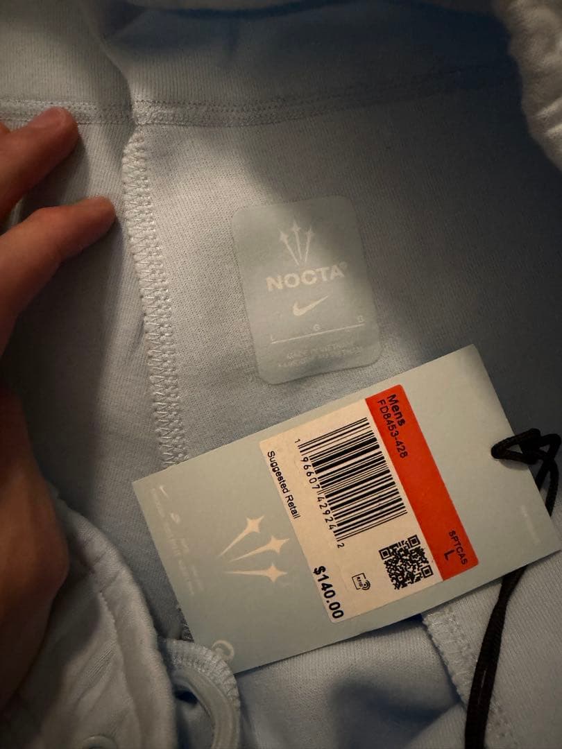 ジ*グ様 Nike nocta tech fleece ベビーブルー　M L