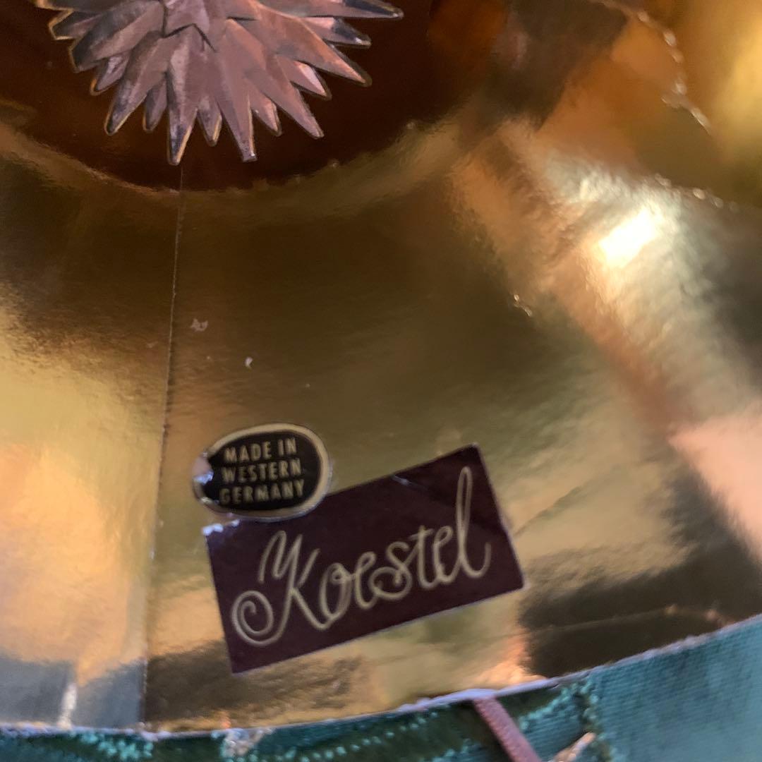 西ドイツ製　レア・ビンテージのkoeste社のラッパを吹く天使！豪華で可愛い！