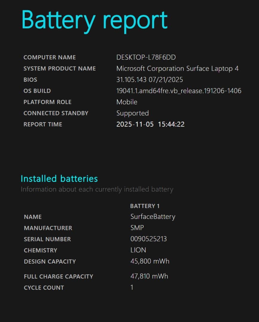 ✨ Microsoft Surface Laptop 4（13.5 ／ブラック）