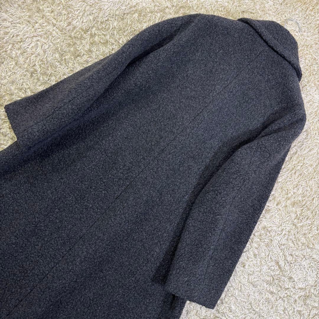 23区　定価6.7万 ウール混 ボアジャージー ドロップショルダー　コート