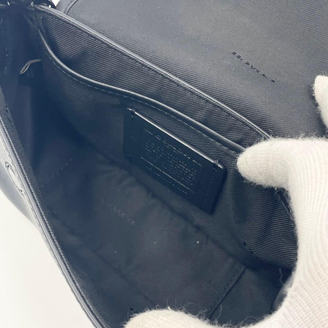 定価7.7万/未使用級 コーチ チャーター フラップ クロスボディ18ショルダー