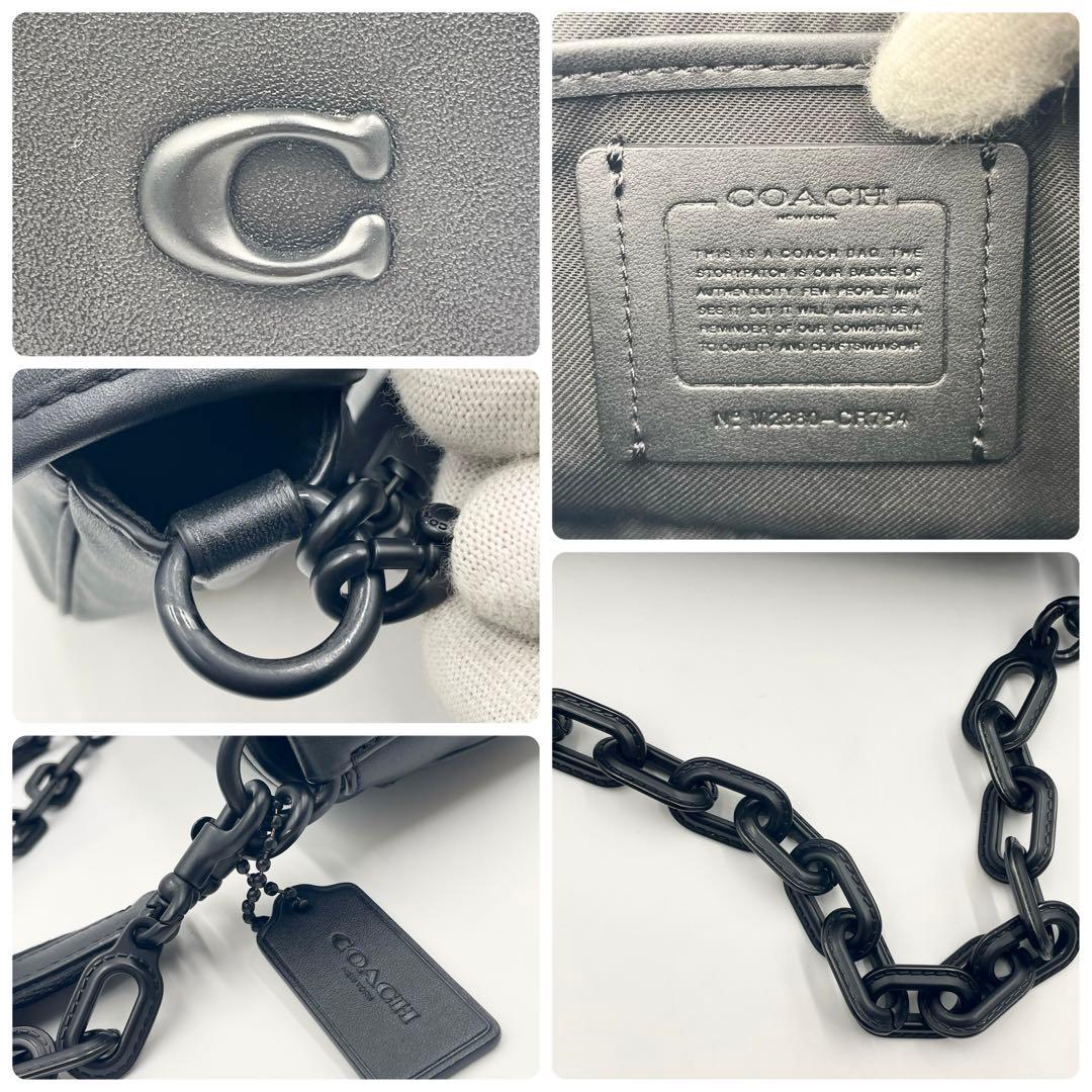 定価7.7万/未使用級 コーチ チャーター フラップ クロスボディ18ショルダー