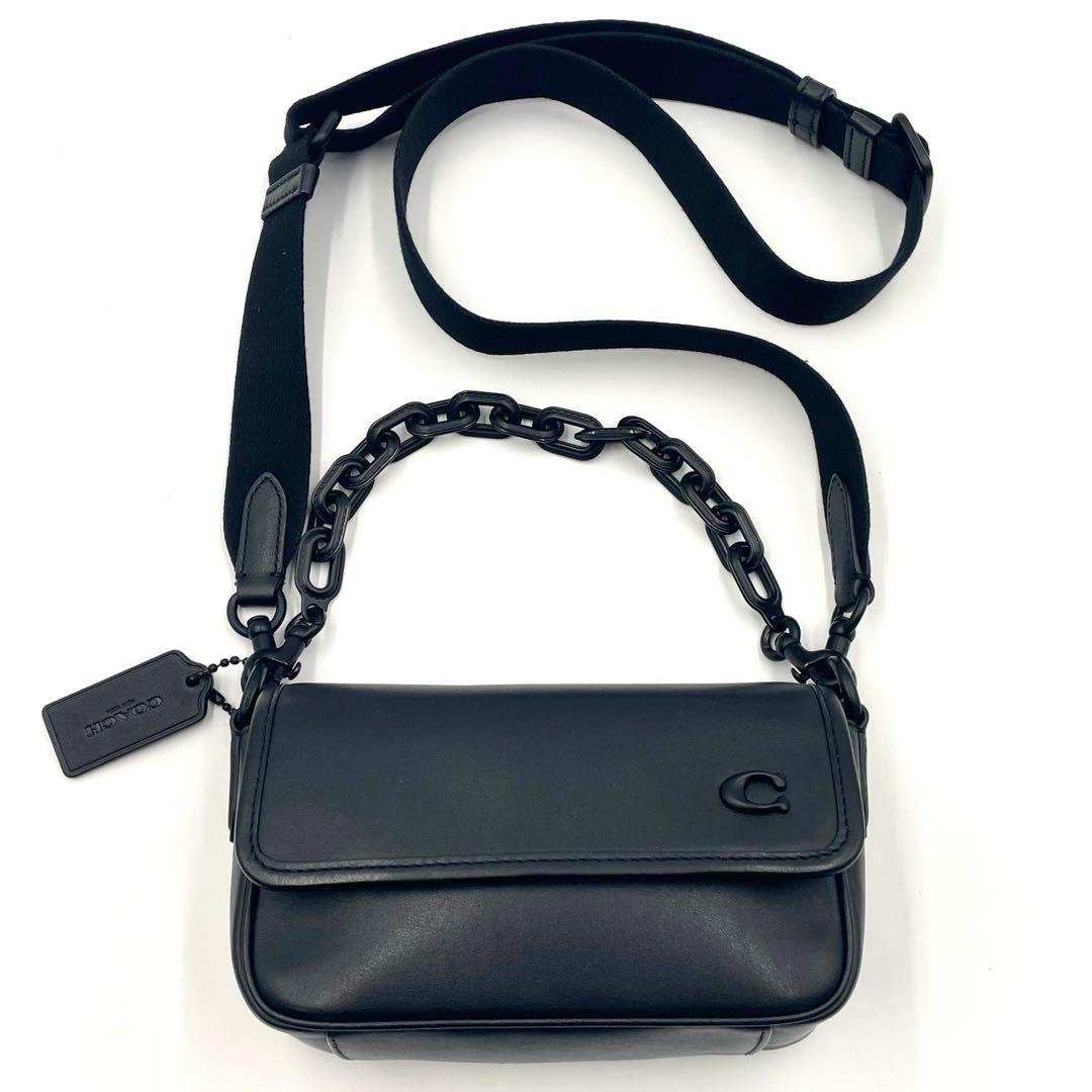 定価7.7万/未使用級 コーチ チャーター フラップ クロスボディ18ショルダー