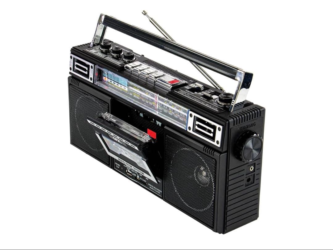 QFX J-220BT レトロカセットレコーダープレーヤー ラジカセ 90年代