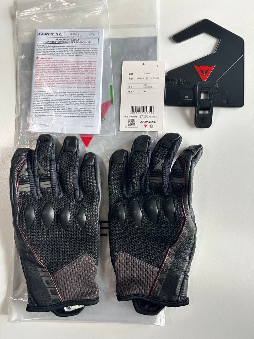 【半額】KARAKUM ERGO-TEK GLOVES メッシュ 黒