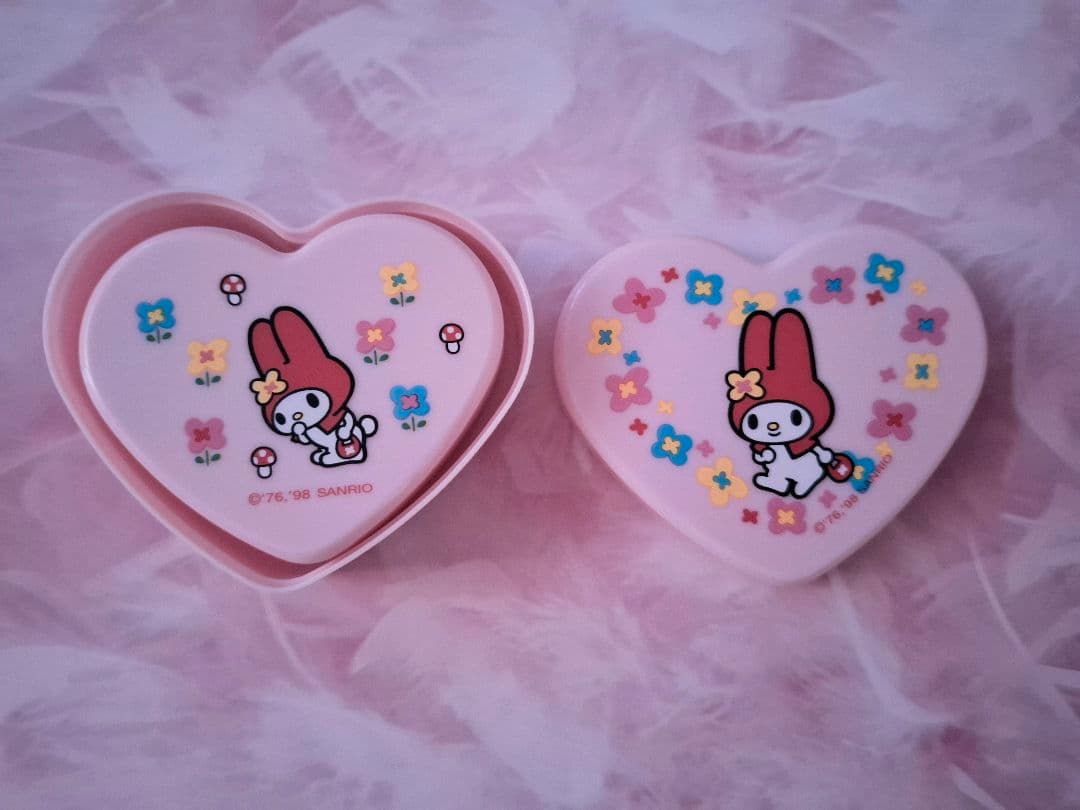激レア★★希少！平成レトロ♡マイメロディ♡マトリョーシカ風ハート型小物入れ