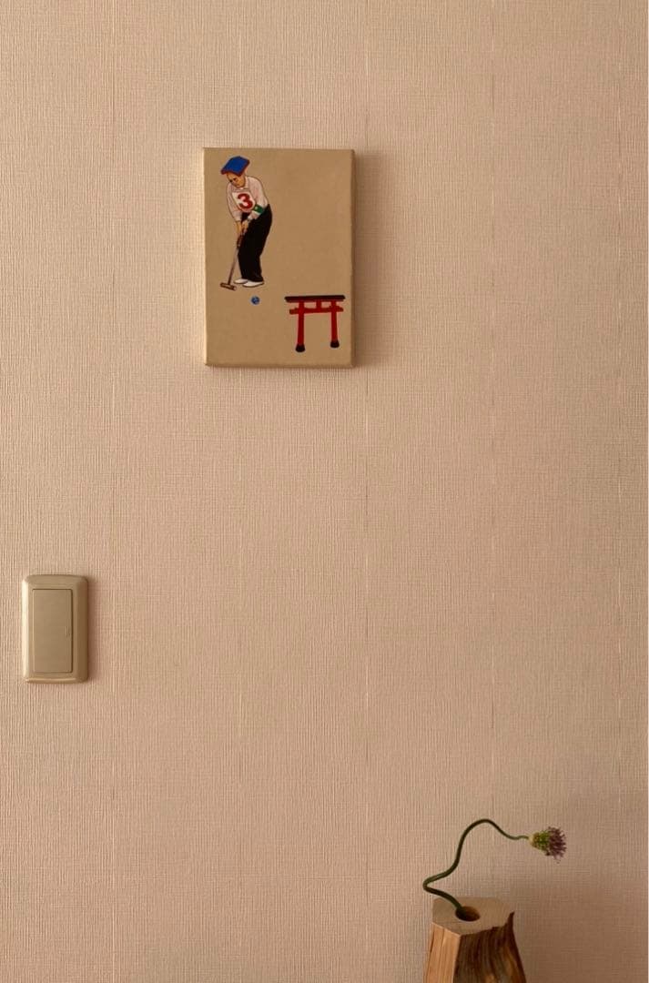 肉筆　絵本作家　大串ゆうじ アート　原画　【真作】インテリアアート　cibone