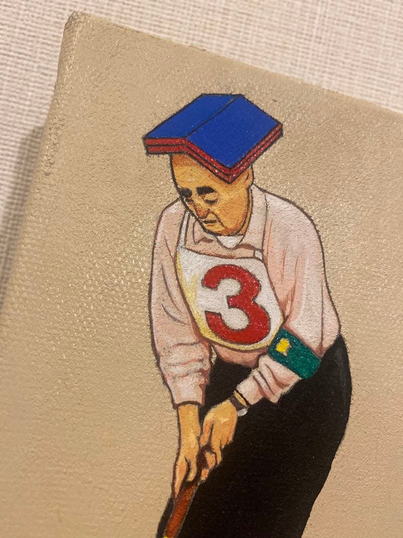 肉筆　絵本作家　大串ゆうじ アート　原画　【真作】インテリアアート　cibone