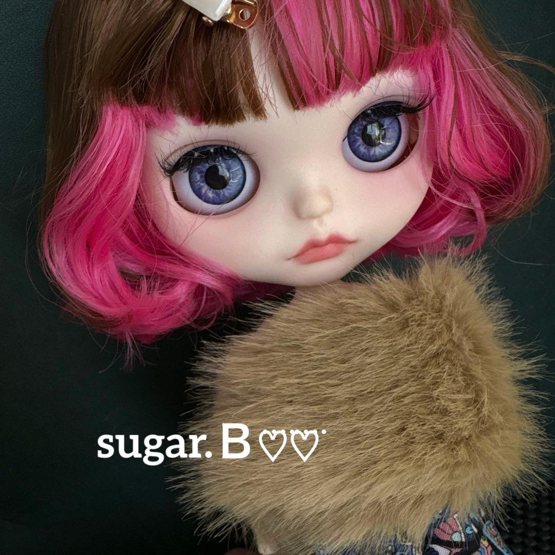 アイシードールカスタム♡⃜ピンク×ブラウン♪