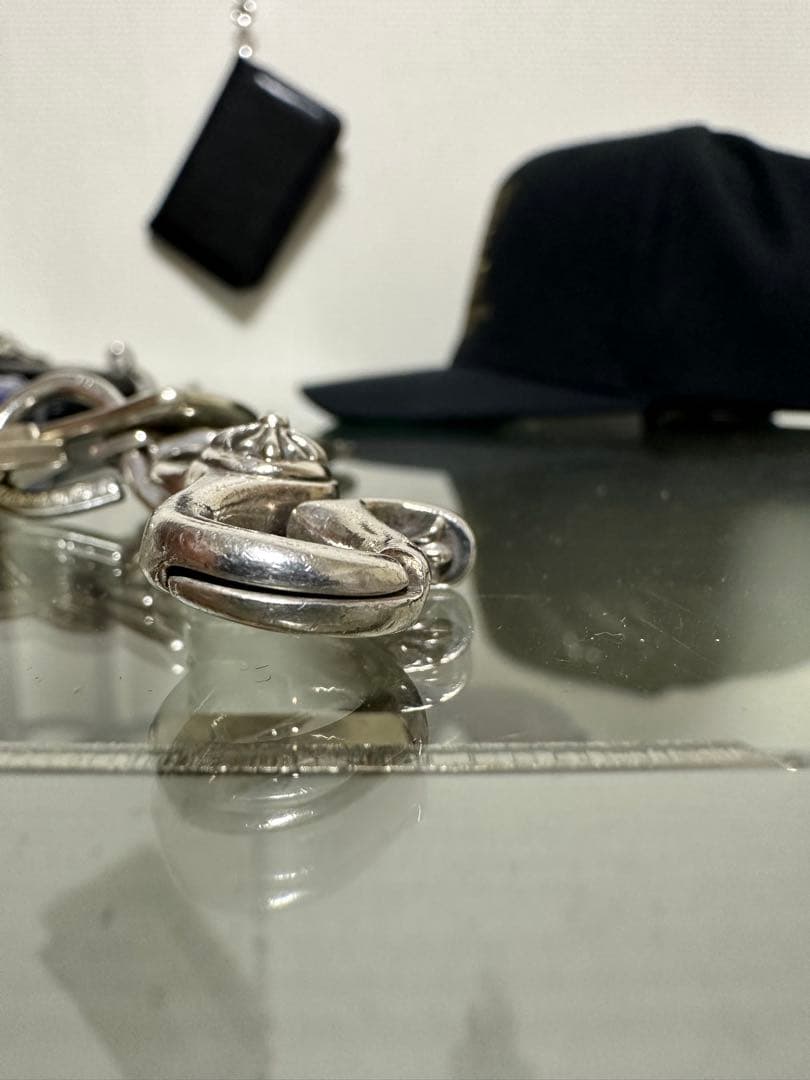 クロムハーツ クリップ スイベル スモール キーリング 木村拓哉 クロス