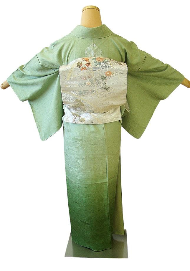 作家物 無地・附下げ＆袋帯・帯揚・帯〆セット（正絹）未使用＜HH2253＞