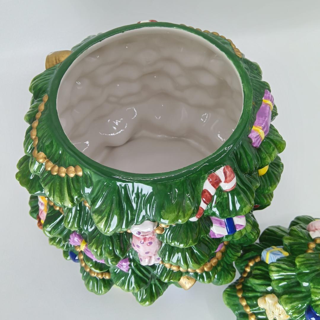 【未使用に近い】SPODE クッキー ジャー クリスマスツリー　スポード