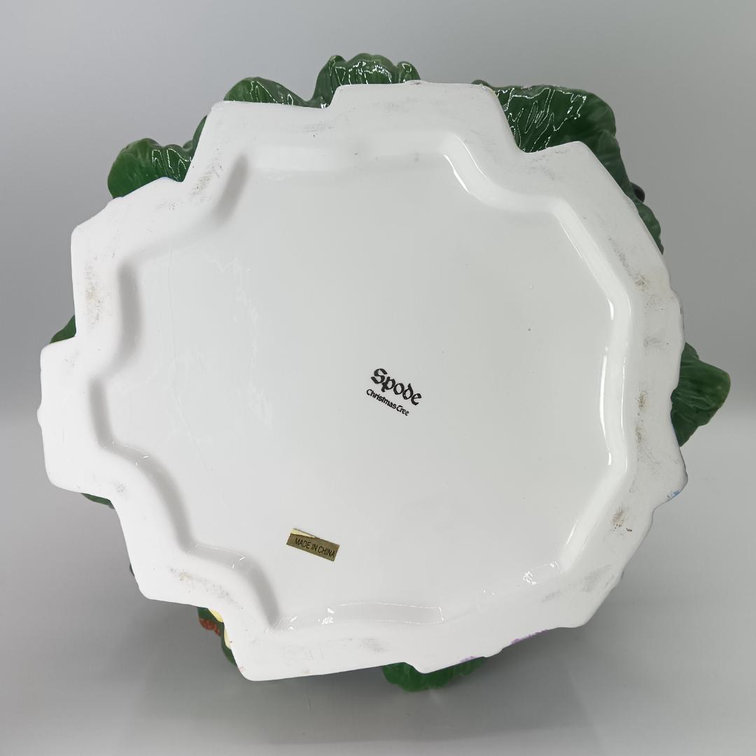 【未使用に近い】SPODE クッキー ジャー クリスマスツリー　スポード