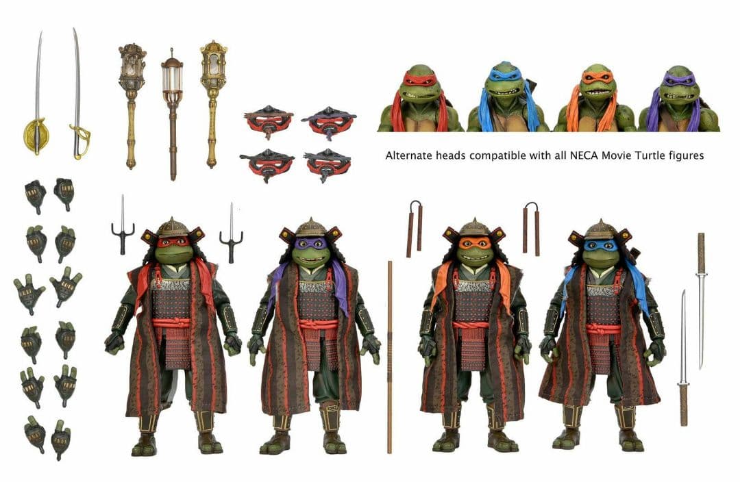 最終価格　SDCC2023限定 NECA ネカ TMNT3 サムライタートルズ
