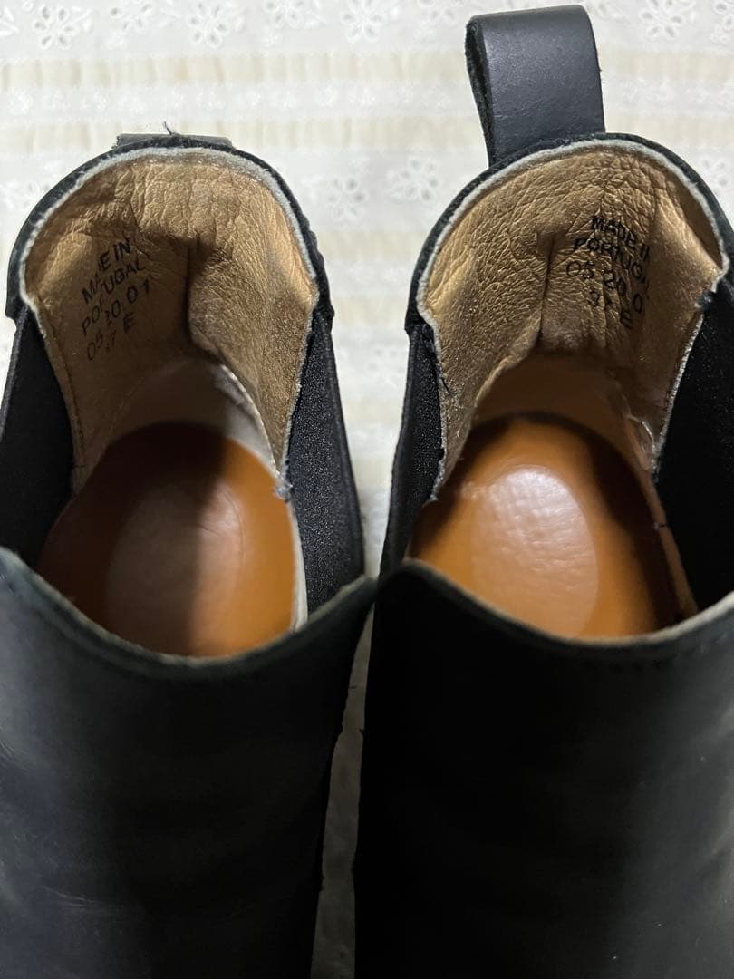 ビルケンシュトック スタロン サイドゴア チェルシーブーツ 24cm レザー黒