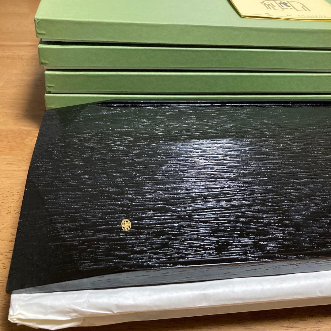 【美品】京都　平安象彦　松葉ゲストプレート 5枚　5客　セット