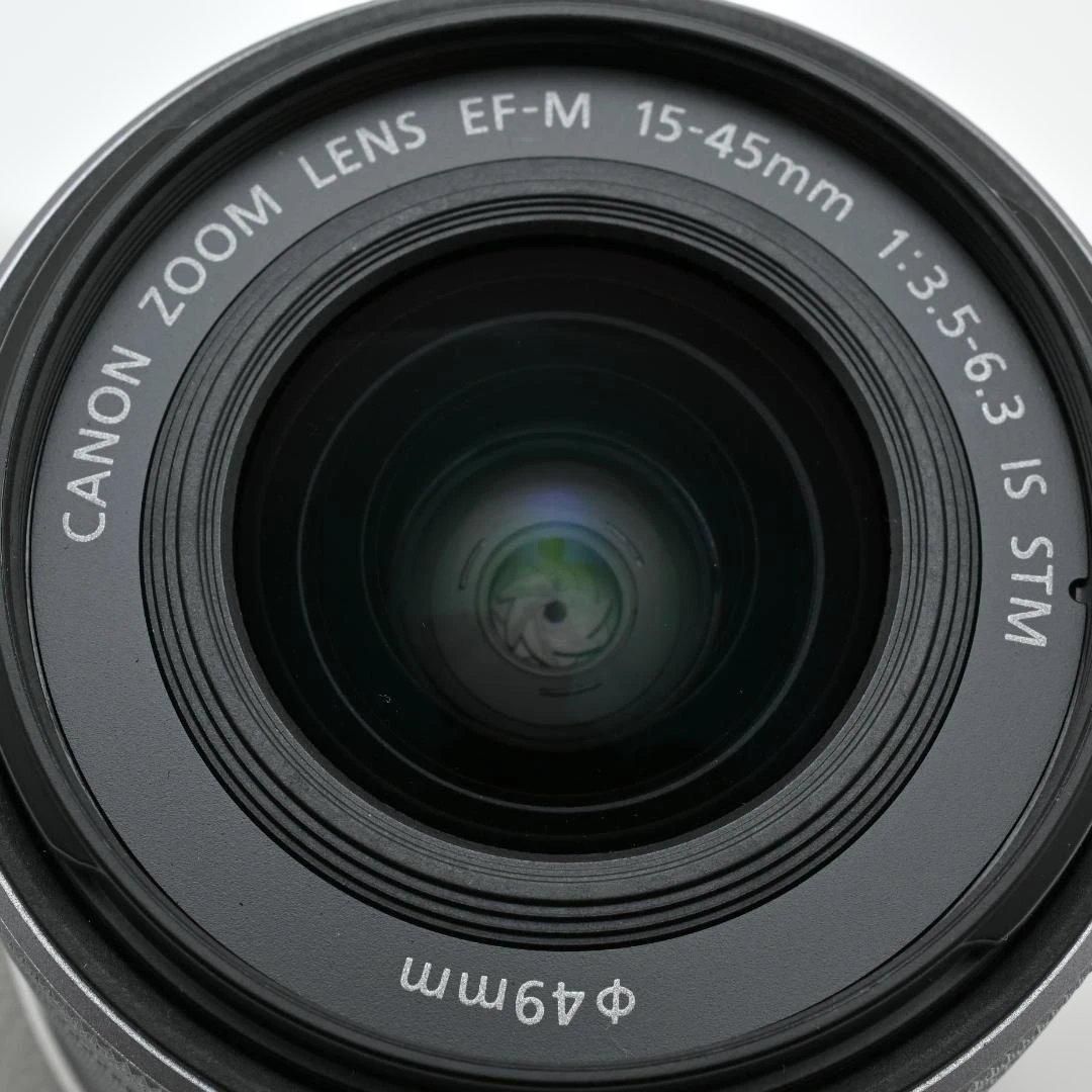 【美品】 Canon EOS Kiss M2 標準ズームレンズキット ホワイト