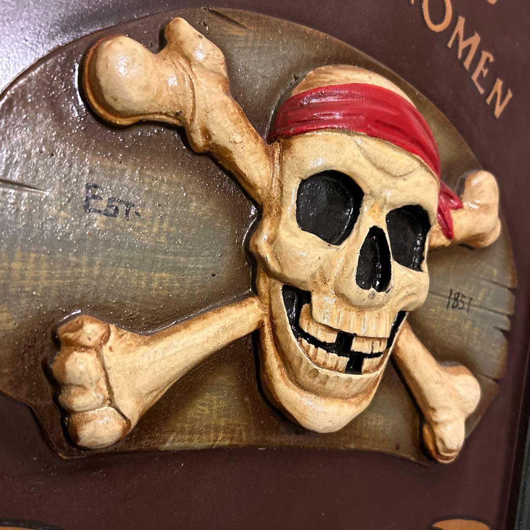 廃盤　希少　アメリカン雑貨　スカル＆クロスボーン 海賊　パブ看板　新品・未使用