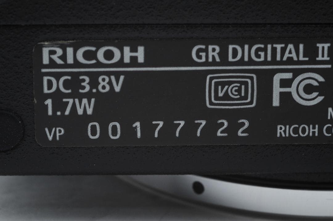 ■新品級■ リコー RICOH GR DIGITALⅡ≪シャッター1600回≫
