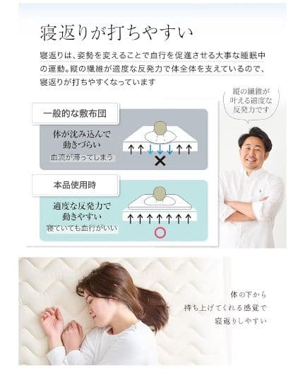 TEIJIN V-Lap® 体圧分散敷パッド セミダブル