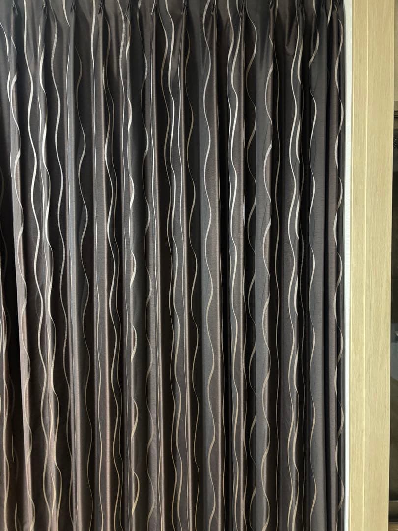 ニトリ　オーダカーテン　243cm 2倍ひだ