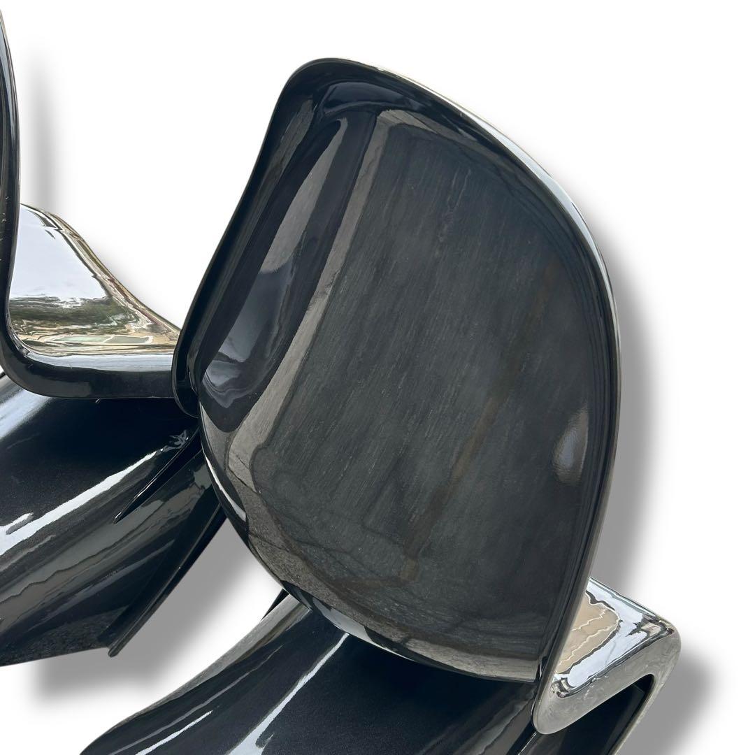 【2脚セット】パントンチェア リプロダクト ブラック 北欧 椅子 ヴィンテージ