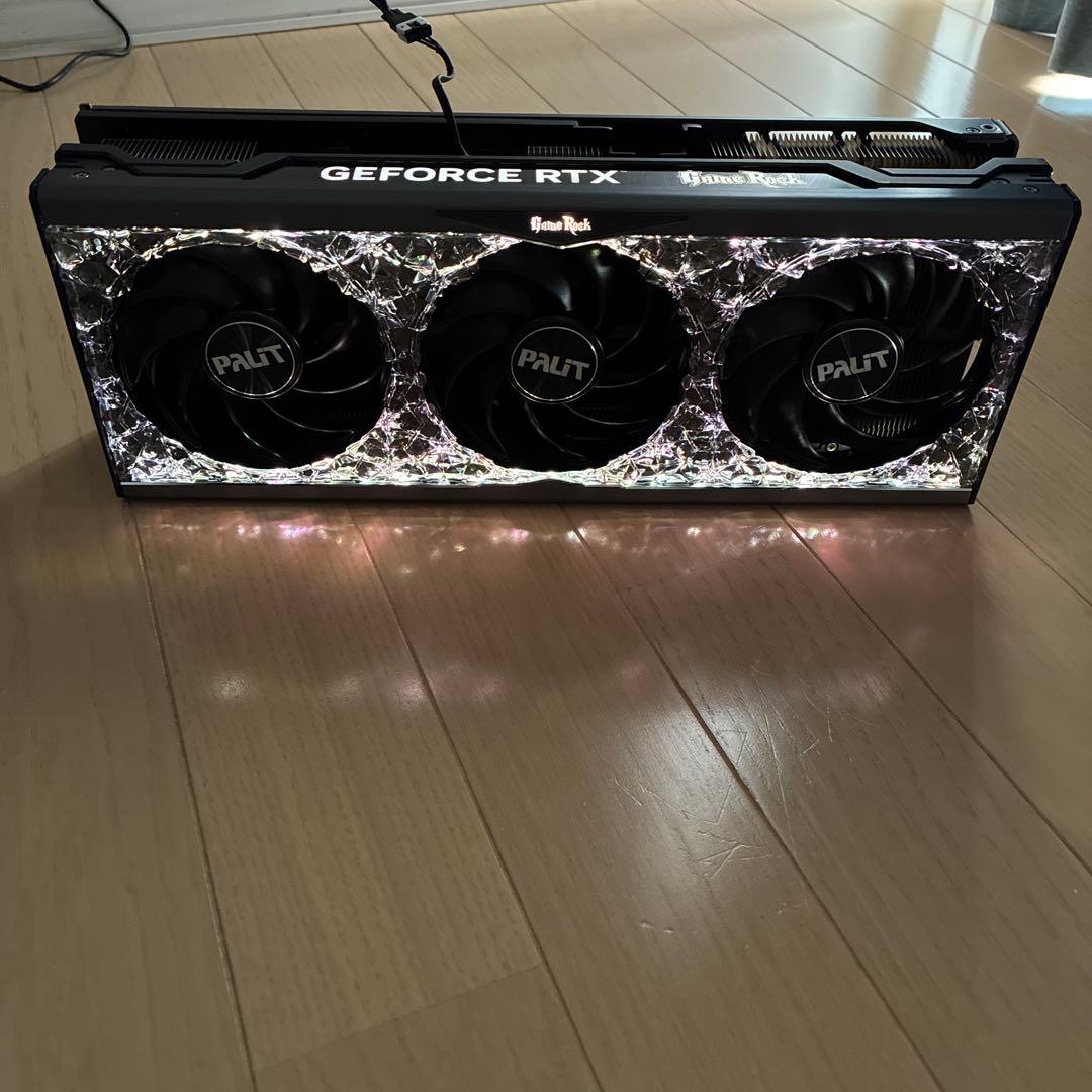 palit RTX 4090 ヒートシンク　ファン　バックプレート　　LED