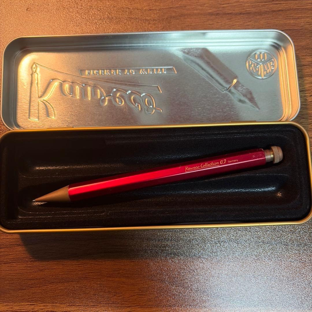 Kaweco Collection 07 レッドシャープペンシル 箱付き