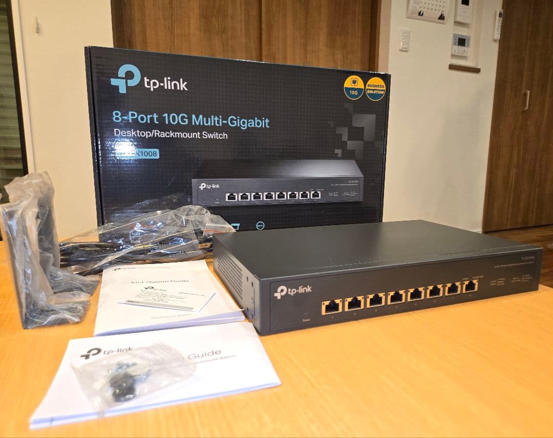 【美品】TP-Link 8ポート10G対応 スイッチングハブ TL-SX1008