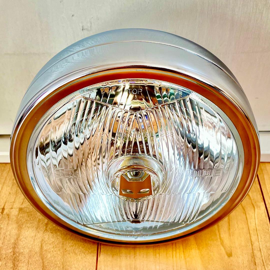 マーシャル 888 デベソ 160φ ヘッドライト CB400F ホーク シビエ