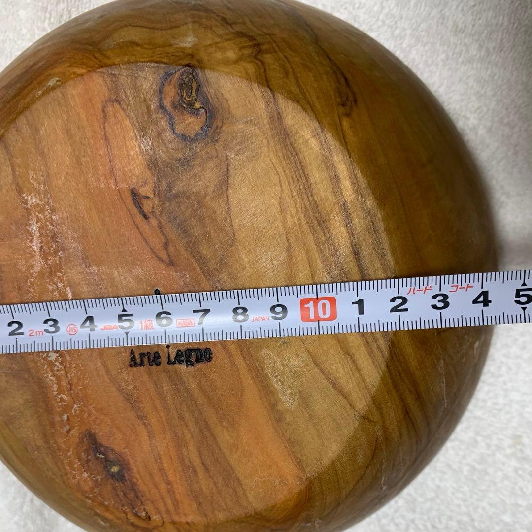 Arte Legno（アルテレニョ）オリーブウッド ボウル 22cm 稀少