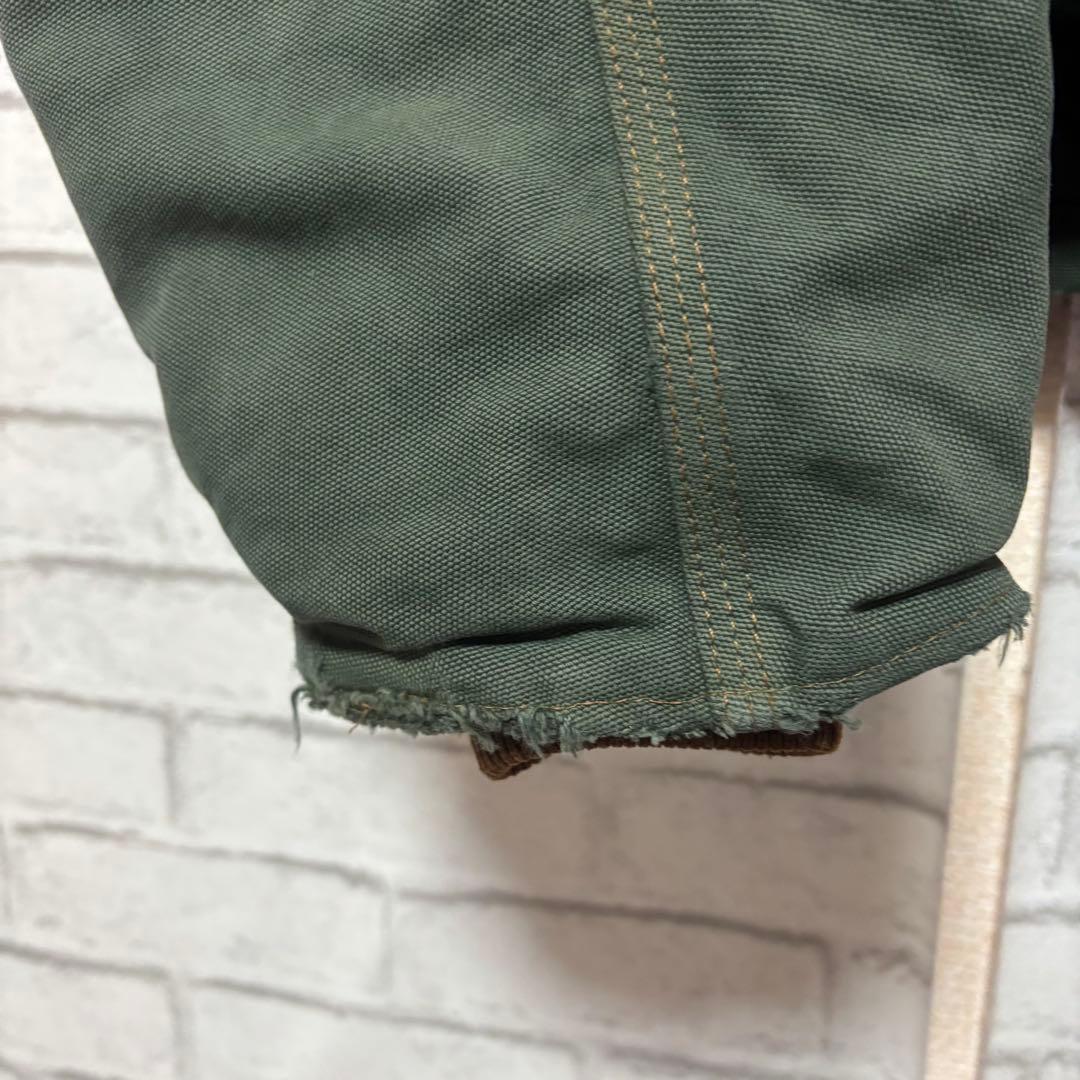 【まさを。】カーハート トラディショナルジャケット モスグリーン 後染 M