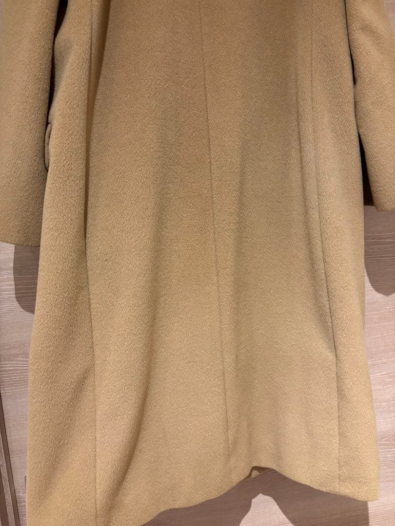Max Mara キャメル ウールピーコート